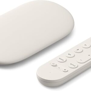Google TV Streamer (4K) - Fast Streaming Entertainment With Voice Search Remote
