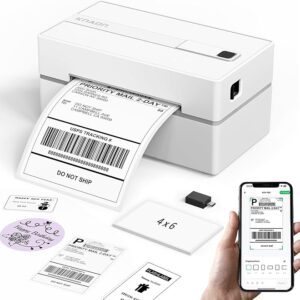 KNAON Bluetooth Thermal Shipping Label Printer
