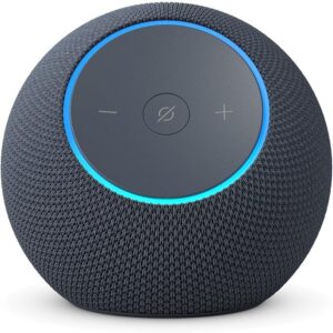 Amazon Echo Dot Max (newest gen), Bluetooth speaker with room-filling sound and built-in smart home hub, Graphite, with Alexa+ Early Access